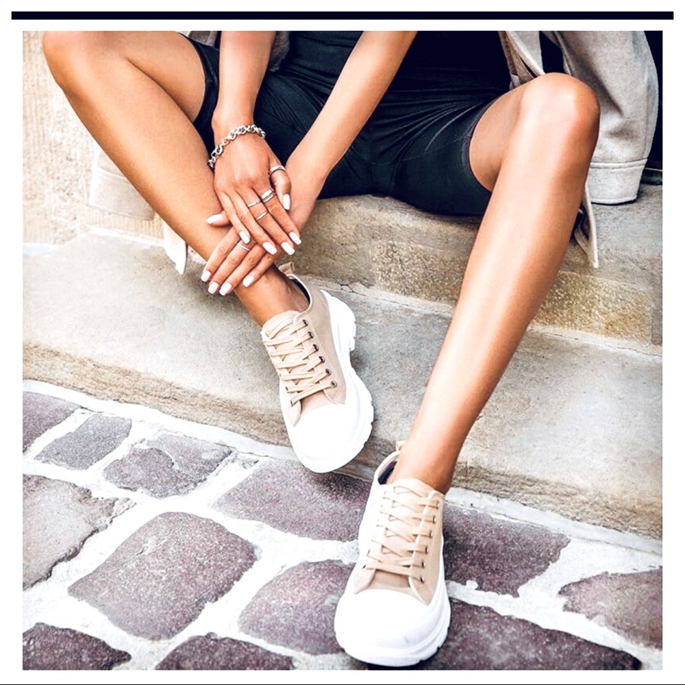 From Paris France! Hottest Style Wedged Sneakers